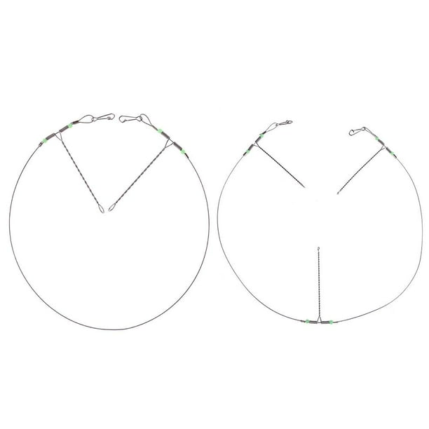 Soporte de equilibrio de ganchos giratorios de línea de aparejos de pesca de acero inoxidable (tipo 2)