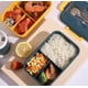 thumbnail image 4 of Fiambrera Caja de almacenamiento de alimentos Accesorios de cocina Fiambrera de PP de tres rejillas con cuchara + palillos (20*13*7 cm) Azul oscuro Sailing Electrónica, 4 of 5