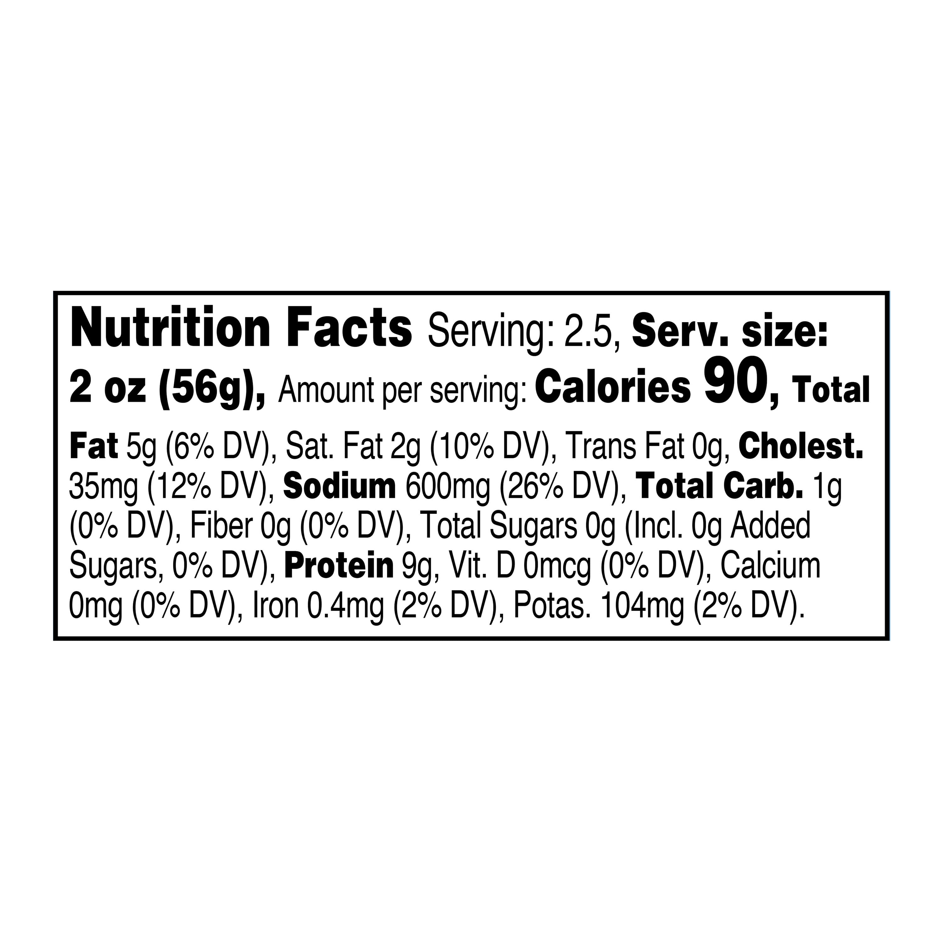 (12 pack) Great Value Smoked Diced Ham, Water Added, Fully Cooked, 5 oz Can