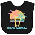 thumbnail image 3 of Inktastic Santa Barbara California Girls Baby Bib, 3 of 4