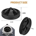 thumbnail image 2 of 3 Pcs Garbage Disposal Splash Guards Sink Baffle Disposal Replacement Multi-function, 2 of 5