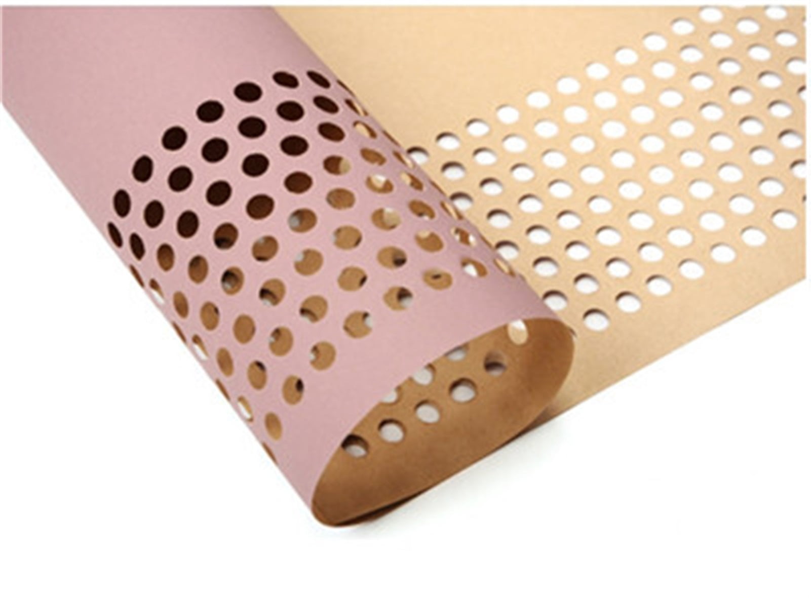 10pcs Kraft Paper with Hole Gift Wrapping Paper Flower Wrapping Paper Kraft Paper Handmade Craft Supply New Year Gift Wrapping
