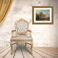 thumbnail image 3 of Josef Höger 23x20 Gold Ornate Framed and Double Matted Museum Art Print Titled - Summer Landscape in the High Mountains (1856), 3 of 4