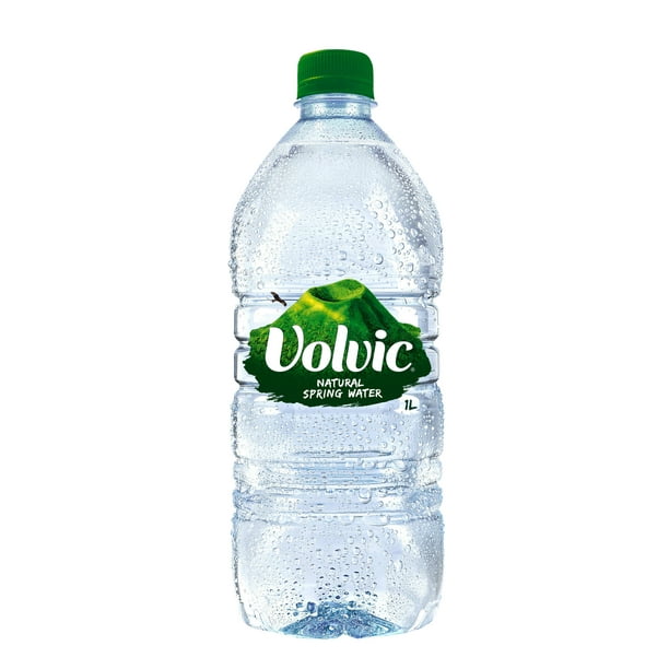 Volvic Natural Spring Water, 33.8 Fl Oz, 12 Ct - Walmart.com - Walmart.com