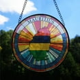 thumbnail image 2 of Mauritius Travel Decor Suncatcher Stained Glass Window Hanging, Gift for Traveller, Collection of Country Travel Souvenirs for Family and Friends, Mauritius Map and Flag Décor, 2 of 6