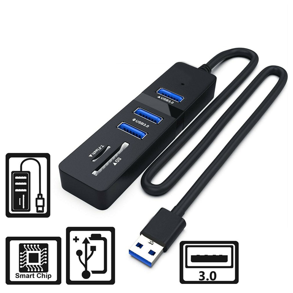 High Quality Multiple USB 2.0 Hub Ports High Speed 4 Port For PC Accessories 