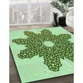 thumbnail image 2 of Ahgly Company Indoor Round Patterned Green Pepper Green Area Rugs, 8' Round, 2 of 6