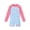 1PC Blue & Pink Flamingo, variant on Serdomi Toddler One Piece Rash Guard Swimsuits Long Sleeve with Zipper Front Tropical Leaves Bathing Suit Size 10