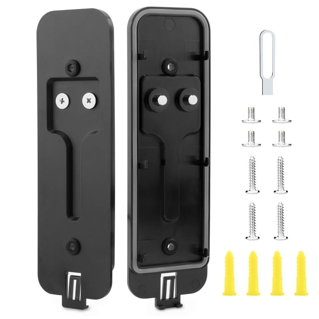 JCMOYUTY Paquete de 2 placas traseras para timbre con vídeo parpadeante, cubierta de batería de repuesto, placa de montaje para timbre parpadeante, resistente y fácil de instalar