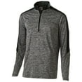 thumbnail image 5 of Holloway Sportswear L Boys ELECTRIFY 1/2 ZIP PULLOVER Black Heather/Black 222642, 5 of 7