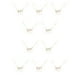 thumbnail image 2 of Qarigey Retro Ins Amistad Collar Rhinestone DIY Único Chic Cómodo con Tarjeta de Exhibición Joyería Cadena Encanto Colgante Sagitario dorado 10Conjunto, 2 of 6