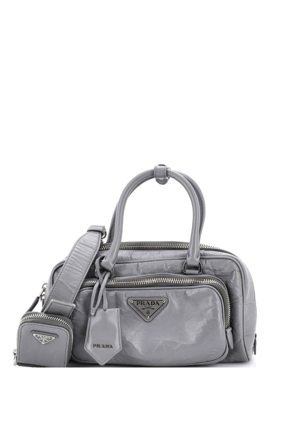 Pre-Owned Re-Edition 2001 Top Handle Shoulder Bag Nappa Antique By Rebag