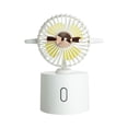 thumbnail image 2 of Ganfancp Ventilador de Escritorio Ventilador Potente Pequeño Ventilador Portátil 3 Velocidades Usb Ventilador de Mesa para Niños Niñas Mujer Hombre Casa Oficina Exterior Rebajas Flash Deals 1X Ventil, 2 of 7