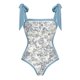 thumbnail image 2 of Gibobby Trajes de Baño para Mujer Conjunto de blusa de traje de baño sexy con cinturón de estilo nacional para mujer(BU2,M), 2 of 4