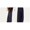 thumbnail image 2 of Style & Co Women's Long Thermal Stitch Cardigan Sweater Blue Size M, 2 of 3