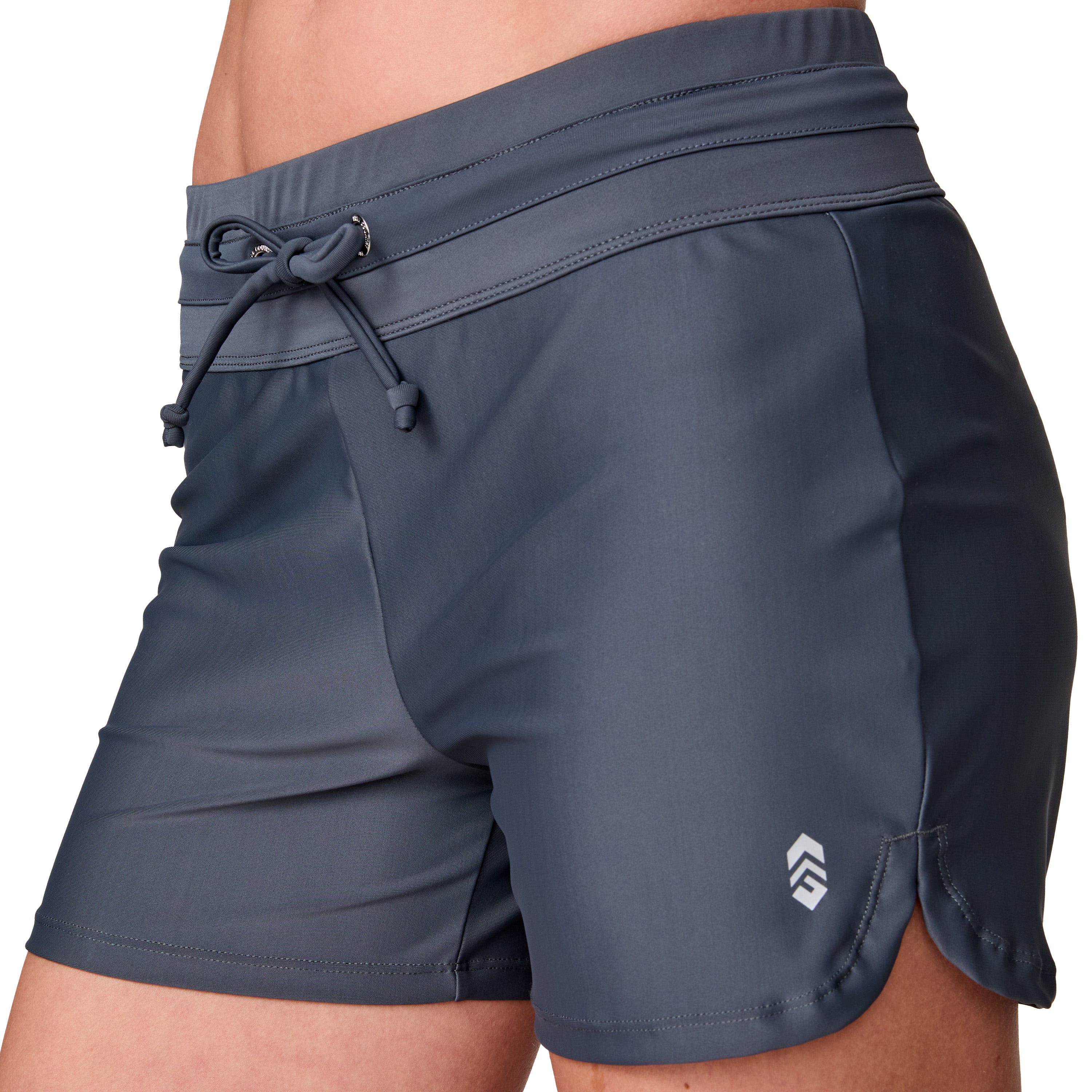 Free Country Women's Drawstring Swim Short Shadow S