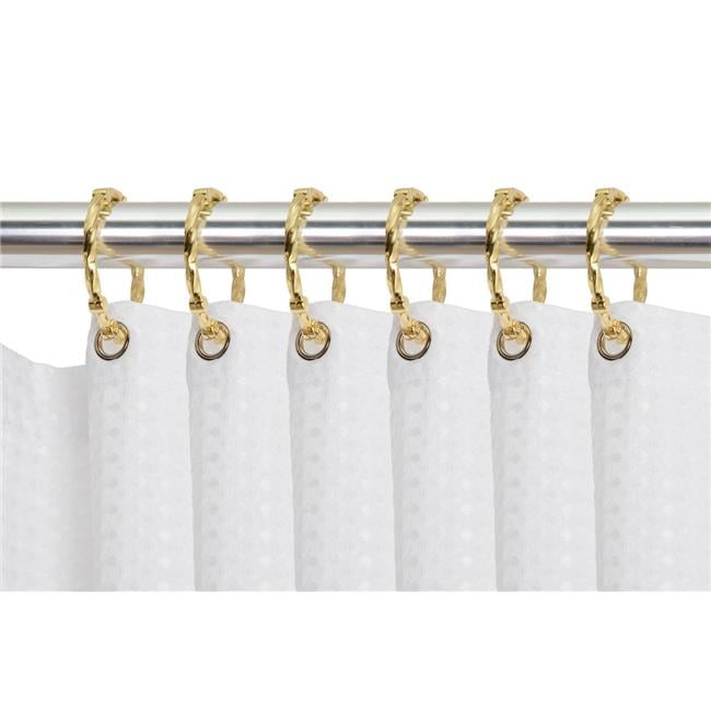 Utopia Alley HK5GD Eternity Rustproof Zinc Shower Curtain Rings for