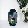 thumbnail image 3 of Butterfly Dophin Urns for Ashes Adult Male/Female - Cremation Burial Urns - Funeral Urn with Secure Lid - Blue Urn for Ashes Adult Male3inch 4pcs Small & 10inch 1pcs Large Size Combo- Pack of 5, 3 of 7