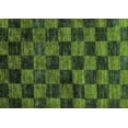 thumbnail image 1 of Ahgly Company Machine Washable Indoor Rectangle Checkered Turquoise Blue Modern Area Rugs, 4' x 6', 1 of 4