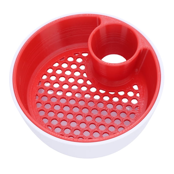 Tazón De Pistacho De Cámara Dual Con Recipiente De Concha, Organizador De Bocadillos Impreso En 3D 2 En 1 Para Un Servicio De Basura Incorporado, Para Cerezas, Palomitas De