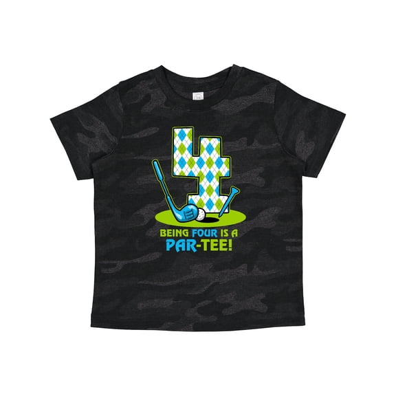 Inktastic Golf Par-tee 4th Birthday Boys Toddler T-Shirt