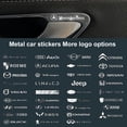 thumbnail image 2 of 1Pcs Calcomanías De metal Para Coche logo Decorativos Limpiaparabrisas Consola De Ventanas Cola Trasera Modificada Pegatinas Aleatorias Personalizadas, 2 of 4