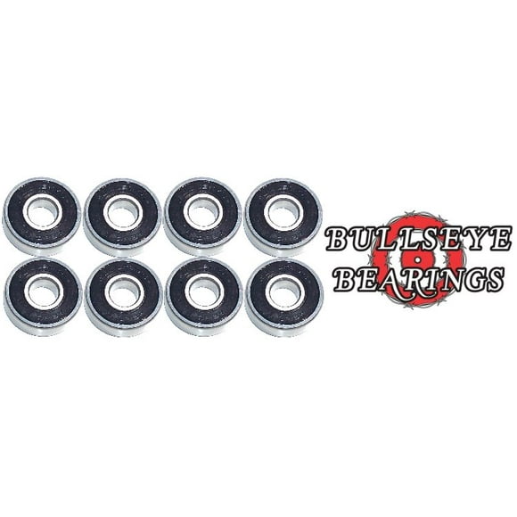 Bullseye Bearings Inline Skate Roller Hockey Bearings Abec-5 16-Pack