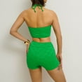 thumbnail image 4 of Trajes de baño tankini para mujer, moda, cómodo bikini de color sólido, traje de baño de color liso para mujer, conjuntos de bikinis, traje de baño de dos piezas para mujer, 4 of 4