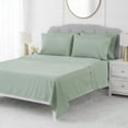 thumbnail image 6 of Hotel Style 1000 Thread Count Green River Egyptian Cotton-Rich Blend Luxury Bed Sheet Set, King, 6 of 10