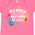 thumbnail image 4 of Inktastic In a World You Can Be Anything Be Kind Autism Awareness Boys or Girls Baby Bodysuit, 4 of 5
