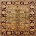 thumbnail image 1 of Ahgly Tapis d'Intérieur Lavable en Machine Carré Industriel Moderne Orange, 6 Pieds Carré, 1 of 7