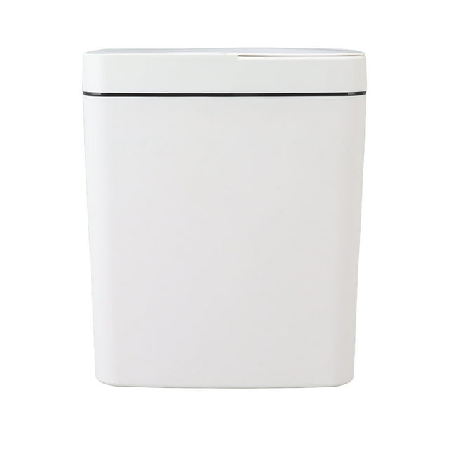 Bote de Basura Inteligente Bote de Basura automático con Sensor Sensible Blanco de 18 L para Dormitorio ANGGREK Otros