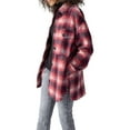 thumbnail image 3 of Sanctuary Women's Red Wool Blend Plaid Town Jacket, 3 of 5