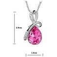 thumbnail image 6 of KATGI Fashion Eternal Love Angel Teardrop Austrian Crystal Pendant Necklace, 6 of 9