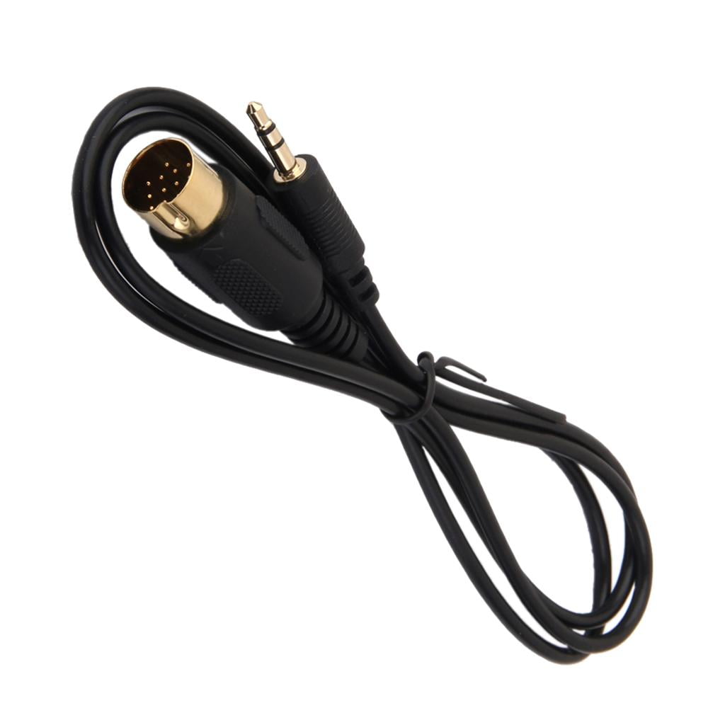 For Car Stereo CD Changer Port to 3.5mm Aux Audio Adapter Cable Cord