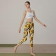 thumbnail image 5 of successthop Leggings Plus Size Women Casual Loose Capri Pants with Pockets Yoga Elastic Capris Floral Summer Bottoms S, 5 of 8