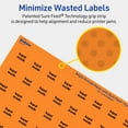thumbnail image 5 of Avery Printable Round Labels, Bright Orange, 0.75" Diameter, 6,400ct, 5 of 11