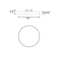 thumbnail image 3 of 57662WTPC Maxim Lighting Trim-15W 1 LED Flush Mount-7 Inches wide by 0.75 inches high-Polished Chrome Finish, 3 of 4