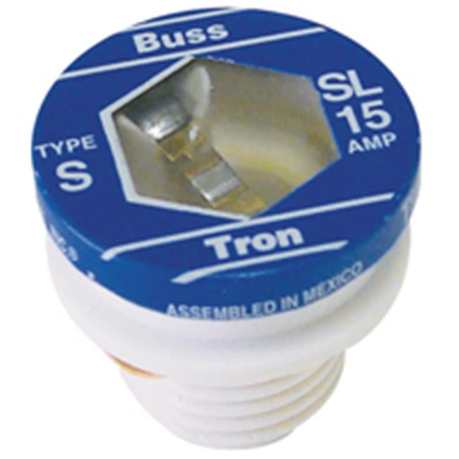 Bussmann Fuses SL-15 15A Time Delay Sl Plug Fuse
