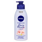 Nivea Lotion Oil-Infused Cherry/Jojoba Oil, 16.9 Ounce Pump 500ml (2 Pack)