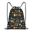 thumbnail image 1 of Bingfone Basketball Drawstrings Backpacks Bags for Men Women Gym Drawstrings Bag-Medium, 1 of 6
