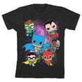 thumbnail image 3 of DC Comics Anime Bobblehead Justice League Youth Boys T-Shirt-Large, 3 of 6