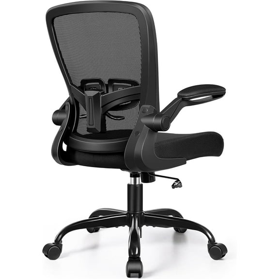 FelixKing Office Chair, Ergonomic Desk Chair with Adjustable Height and Lumbar Support Swivel Lumbar Support Desk Computer Chair with Flip up Armrests for Conference Room