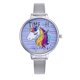 thumbnail image 3 of Reloj de pulsera de cuarzo informal con correa de malla y patrón de caballo de dibujos animados para mujer (2) Tmvgtek Para estrenar, 3 of 7