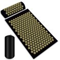 thumbnail image 1 of Btafrte Colchoneta Masaje Yoga Con Almohada Acupresión Alivio Del Dolor Spike Cojín (Oro), 1 of 9