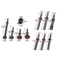 thumbnail image 2 of 5 Pcs Air Hammer Pneumatic Chisel Bits Tools Kit & 7 Pcs Duty Smoothing Pneumatic Air Rivet Hammer Tools Kit,grey, 2 of 10