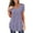 Purple, variant on Yubnlvae Ruched Tunic Tops for Women - Casual Short Sleeve Blouses (Leggings Matching, Spring/Summer Outfits) Green L