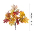 thumbnail image 3 of Gqtwoy Thanksgiving Simulated Maple Leaf Flower Arrangement, Artificial Leaves Bouquet, Home Decoration for Halloween and Autumn, Realistic Fall Decor, Perfect for Indoor and Outdoor Use, 3 of 6