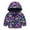 x-Dark Blue, variant on IROINNID Toddler Boys Girls Storm Zipper Jacket Cute Cartoon Pattern Windproof Waterproof Hooded Coat