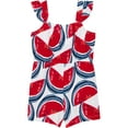 thumbnail image 2 of Carter's Child of Mine Baby and Toddler Girl Patriotic Romper, Sizes 12M-5T, 2 of 5